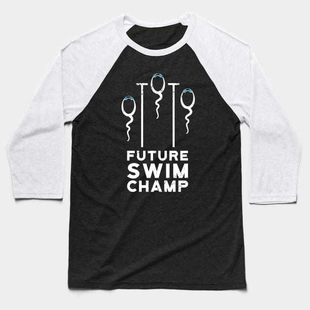 Future Swim Champ 2 Baseball T-Shirt by atomguy